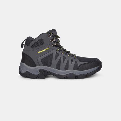 Weinbrenner grey textile casual lace-up shoes for men